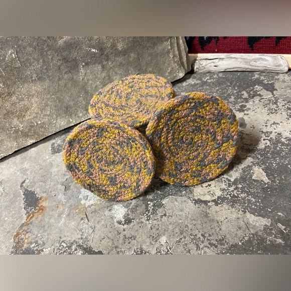 Ethically Made Rug Coasters - Picture 2 of 9